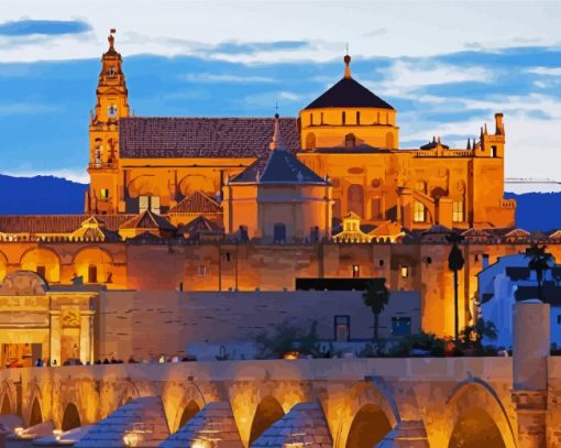 Cordoba Cathedral paint by numbers