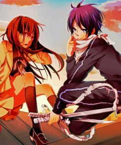 Cute Noragami Anime paint by number