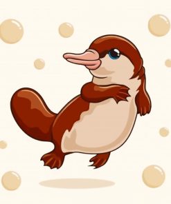 Cute Platypus paint by number