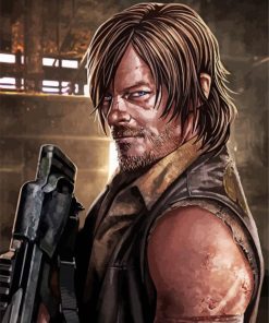 Daryl Dixon Art paint by number