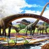 Diplodocus Dinosaurs paint by number