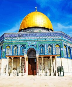 Dome Of The Rock Al Aqsa paint by numbers