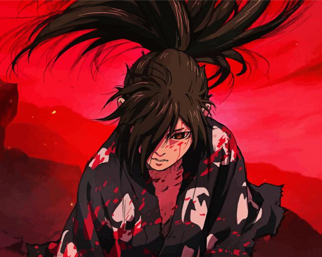 Hyakkimaru Dororo Anime Character Paint By Numbers - Numeral Paint Kit