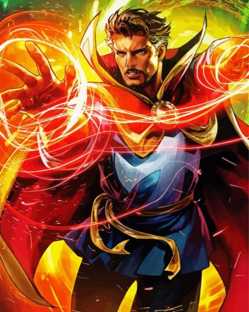 Dr Strange Art paint by numbers