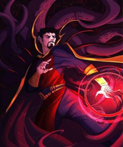 Doctor Strange Illustration paint by numbers
