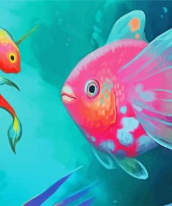 Dreamy Fishes paint by numbers