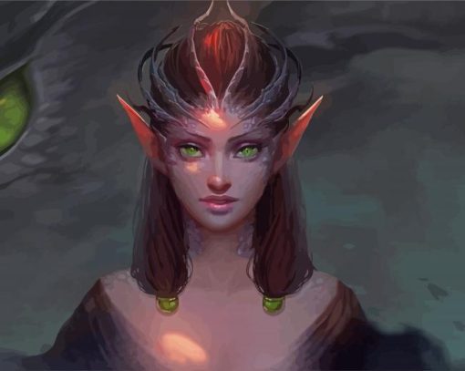 Elf Lady paint by numbers