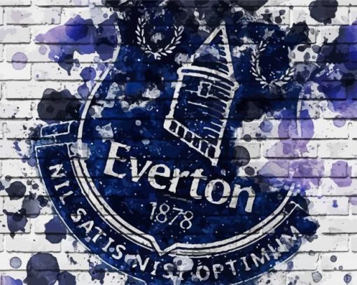 Everton Football Club paint by numbers