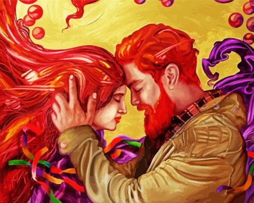 Ginger Soulmates paint by numbers
