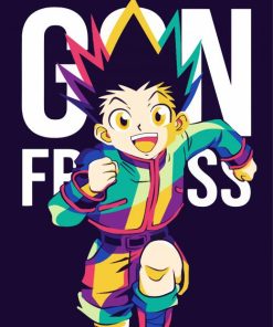 Gon Freecss Pop Art paint by number
