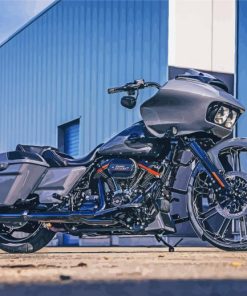 Harley Davidson Roadglide paint by number