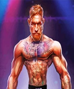 Conor Mcgregor painnt by number