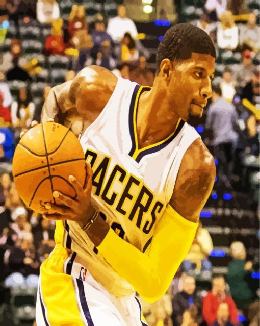 Indiana Pacers Paul George paint by number
