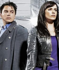 Jack And Gwen Torchwood paint by number