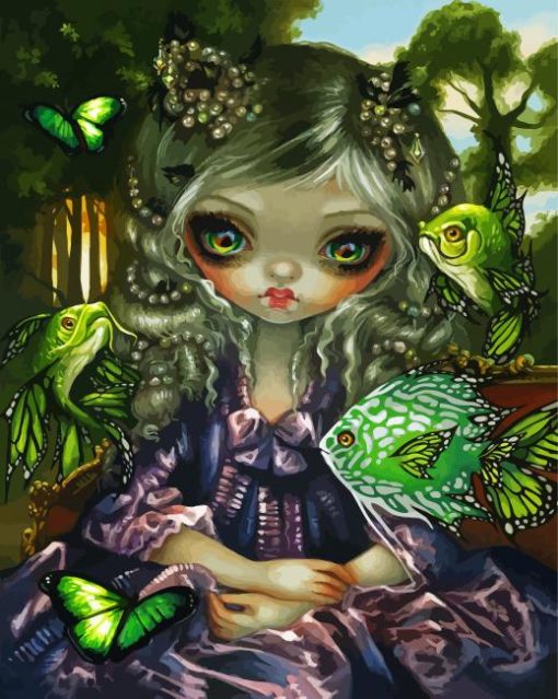 Jasmine Becket Griffith Fish paint by number