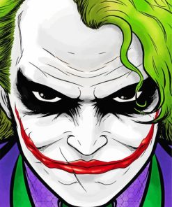 Joker Movie paint by numbers