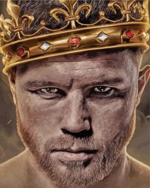 King Boxer Canelo paint by number