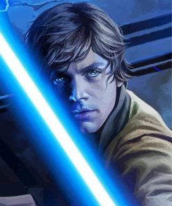 Luke Skywalker paint by numbers