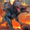 Mad Black Cerberus paint by number
