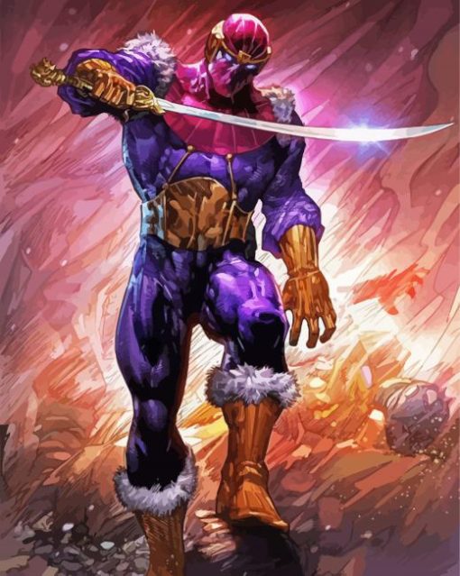 Marvel Zemo paint by number
