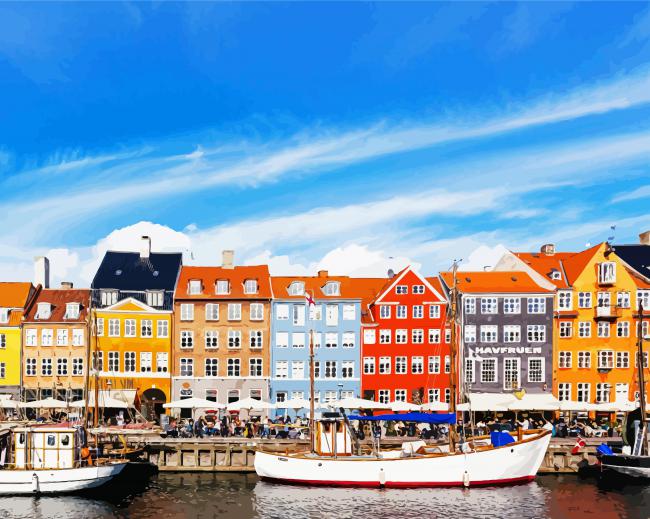 Nyhavn paint by numbers