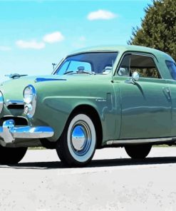 Old Studebaker Car paint by number
