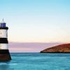 Penmon Lighthouse Anglesey paint by number