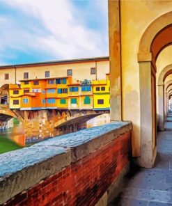 Ponte Vecchio Italy Florence paint by number