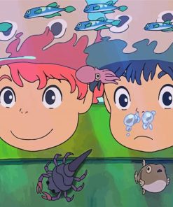 Ponyo Studio Ghibli paint by numbers