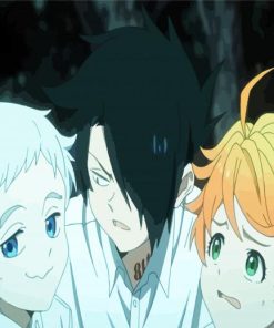 Promised Neverland Anime Characters Paint By Numbers - PBN Canvas