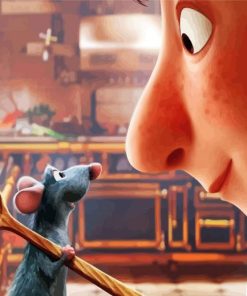 Remy And Alferdo Ratatouille paint by number