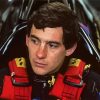 Racing Driver Ayrton Senna paint by number
