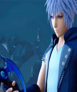 Riku Video Game Character paint by number