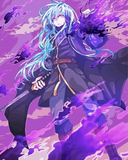 Rimuru Tempest Art paint by numbers