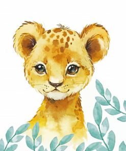 Safari Baby paint by number
