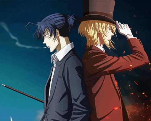 Sherlock And Moriarty Anime paint by number