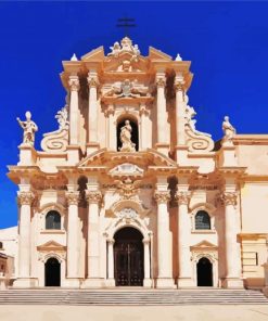 Sicilia Cathedrale Di Syracuse paint by numbers