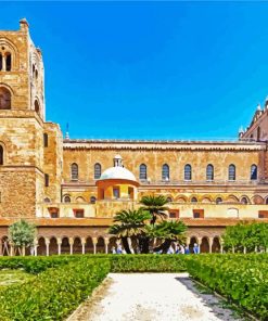 Sicilia Cathedrale Di Monreale paint by numbers