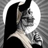 Skull Nun paint by number