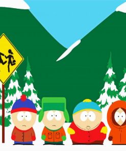 South Park paint by number