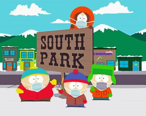 Southpark paint by numbers