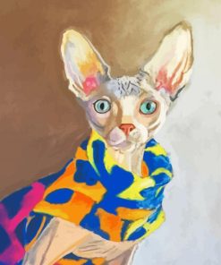 Sphynx Cat paint by number