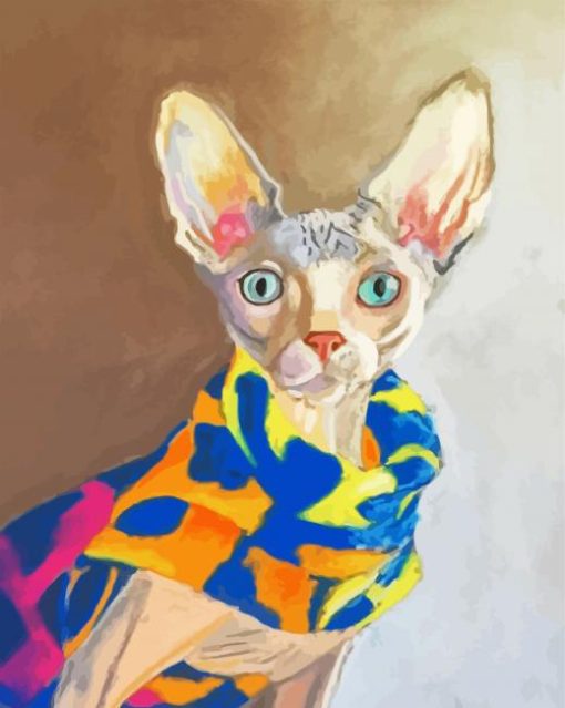 Sphynx Cat paint by number