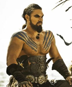Strong Drogo paint by numbers