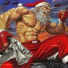 Strong Santa paint by numbers