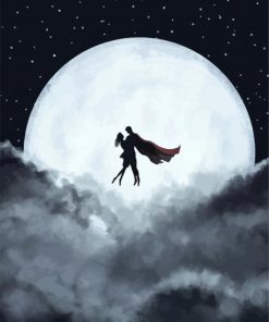 Super Man And His Lover paint by number