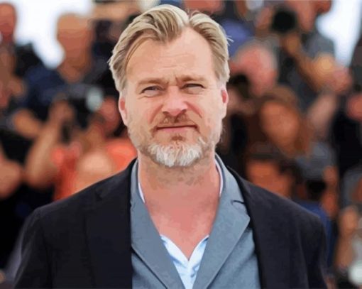 The British Film Maker Christopher Nolan paint by number