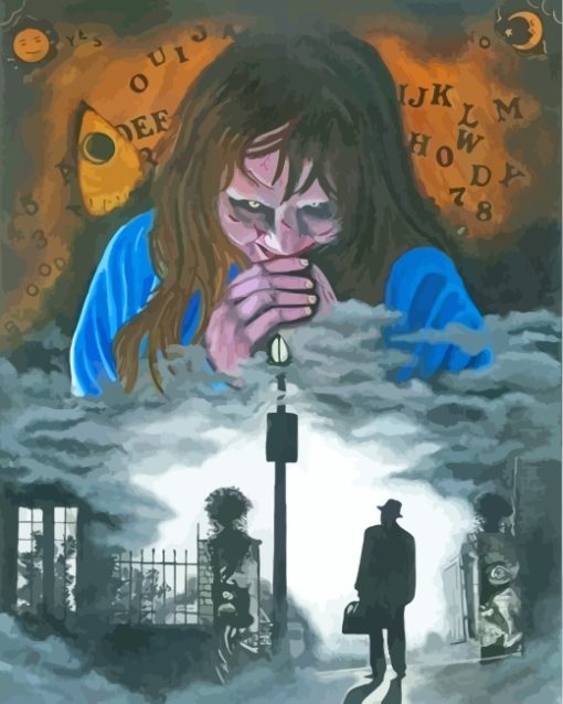 The Exorcist Movie Poster paint by number