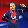 The Football Player Kylian Mbappé paint by number