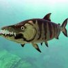Tigerfish In Water paint by number
